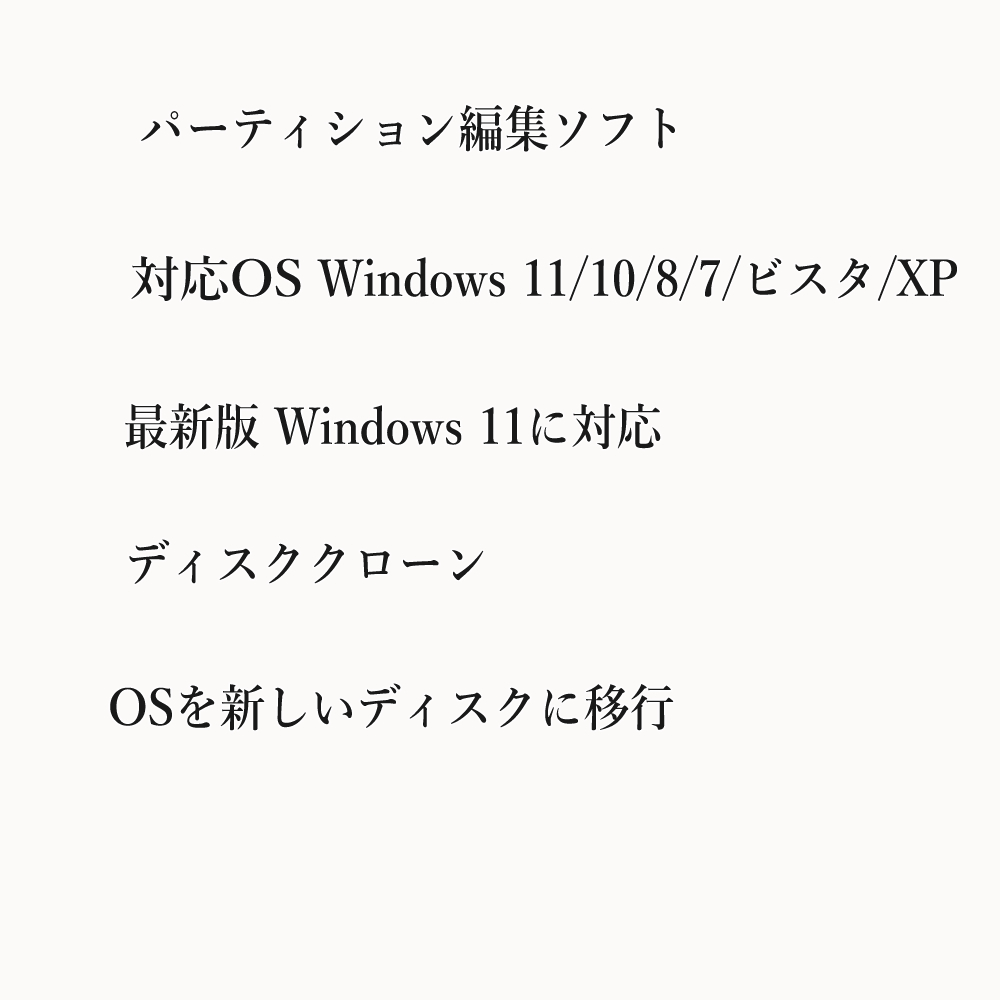 NIUBI Partition Editor ダウンロード版 永続版　正規品　日本語 ディスククローン　OS移行 Windows 11/10/8/7/ビスタ/XP 保証サポート有_画像3
