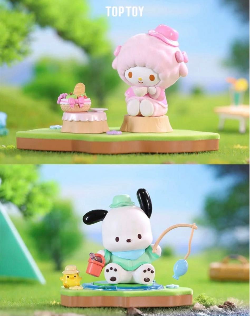 TOPTOY 海外限定 サンリオ 夏のピクニック フィギュア6個入り TOPTOY 海外限定 サンリオ 夏のピクニック フィギュア6個入り