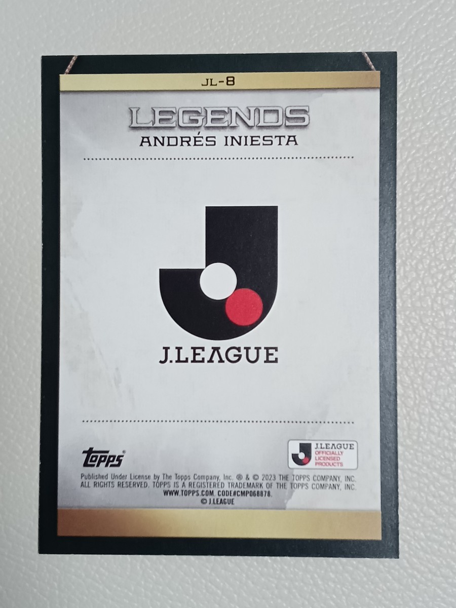 2023 TOPPS J.LEAGUE FLAGSHIPS トップス Jリーグ フラッグシップ イニエスタ INIESTA レジェンド インサート ヴィッセル神戸_画像2