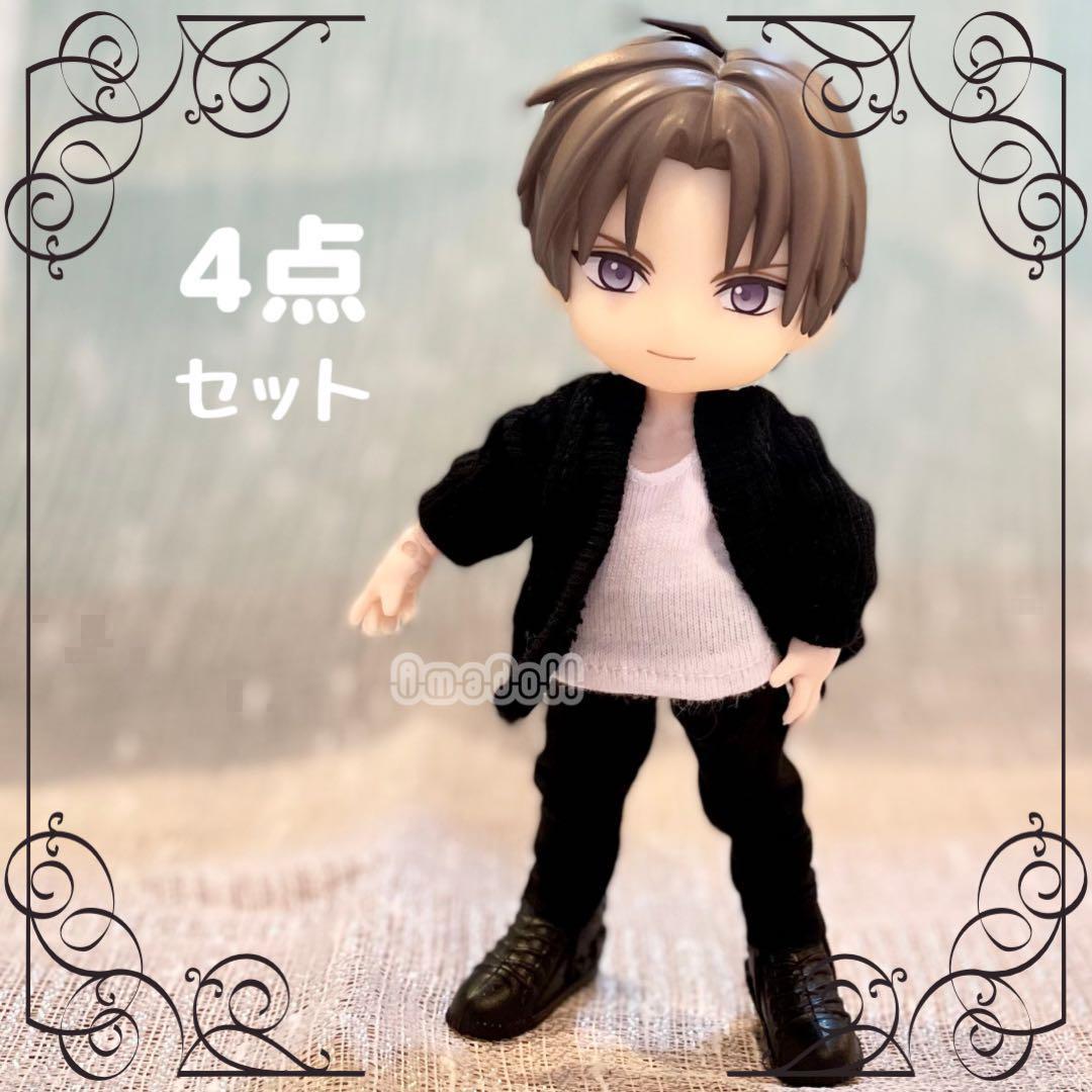 オビツ11 服 セット 靴 ねんどろいどどーる も 着せ替え 可 1/12 人形 アウトフィット ウィッグ ヘッド ボディ ドール ドールハウス 秋冬_画像1