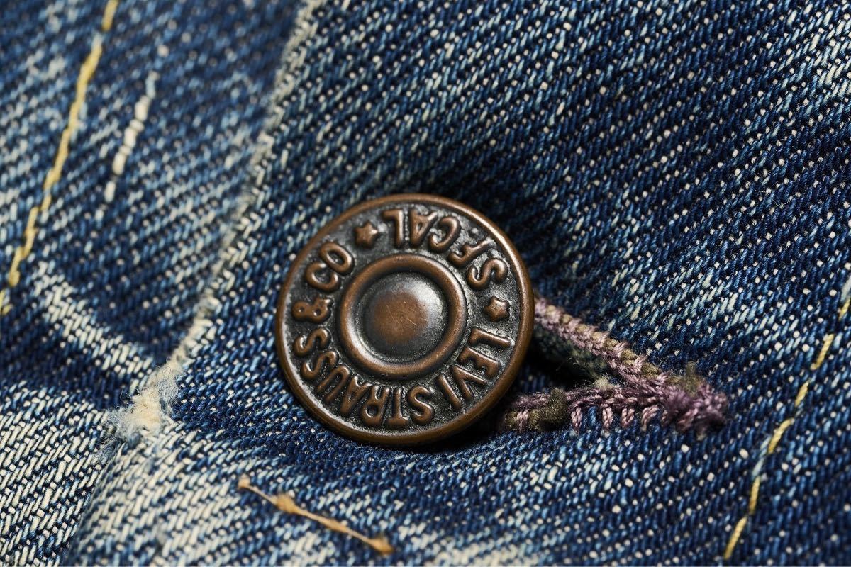 1960年代 リーバイス 557 デニムジャケット 557XX サイズ46 LEVI’S Gジャン ヴィンテージ ビンテージ BIGE 古着_画像6