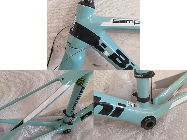 ■ 1円スタート売切り!! ■ BIANCHI Sempre Pro FS size:47 160-170cm 2018 ビアンキ センプレ フレームセット ロードバイク _画像10