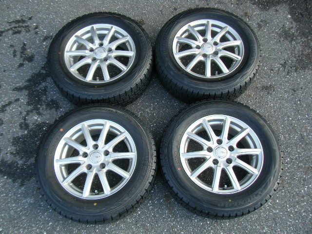 ノア ヴォクシー VOXY アイシス セレナ 195/65R15 WINTERMAXX WM01 スタッドレス・美品アルミ 15X6J OFF43 　S1311_画像1