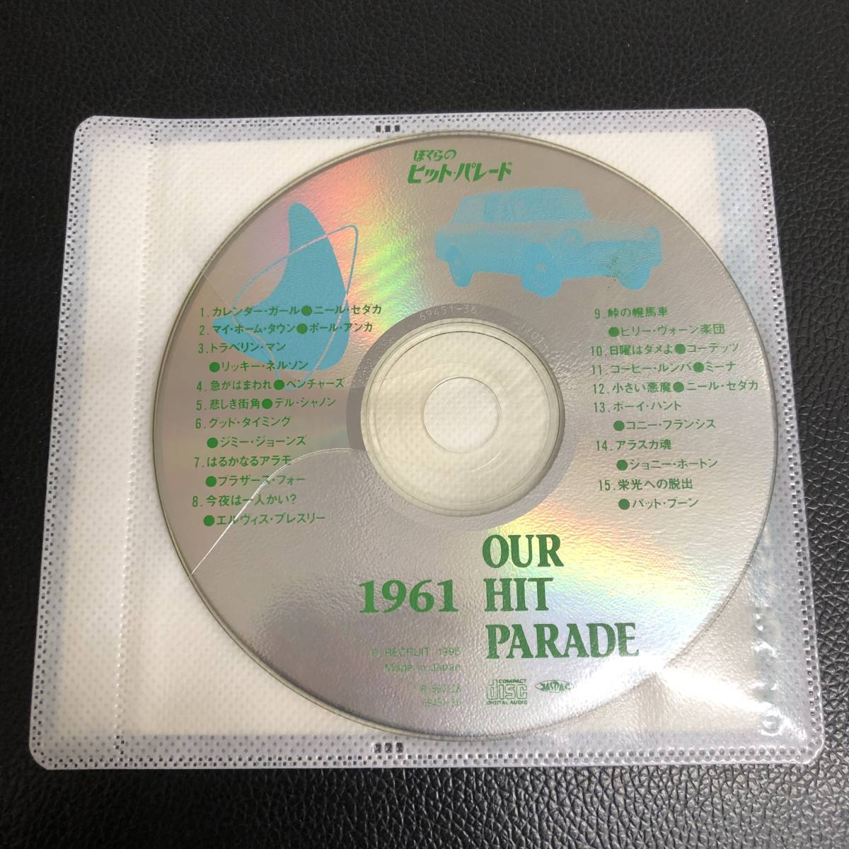 《中古》 音楽CD 「ぼくらのヒット・パレード 1961」 ケース無し 洋楽 オムニバスアルバム_画像7