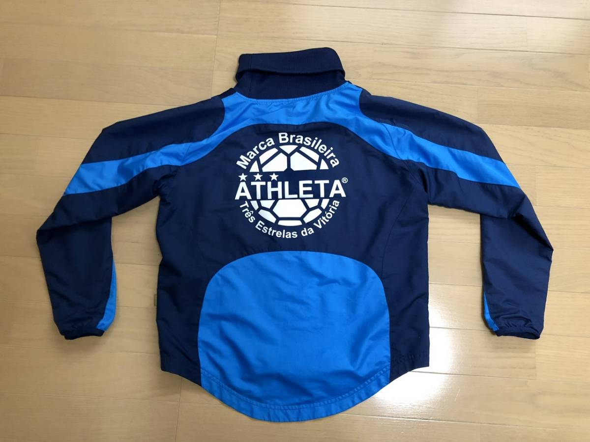 ATHLETA アスレタ ジュニア ピステセットアップ 150 ネイビー 上下セット ピステトップ(メッシュ裏地、ハイネック)&パンツ_画像3