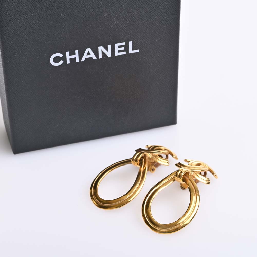 クーポン対象外】 ティアドロップ シャネル 【中古】CHANEL ココマーク