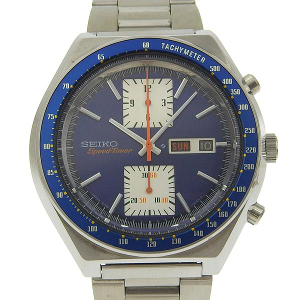 【中古】SEIKO セイコー スピードタイマー メンズ オートマ 6138-0030 SS gg【時計】_セイコー腕時計