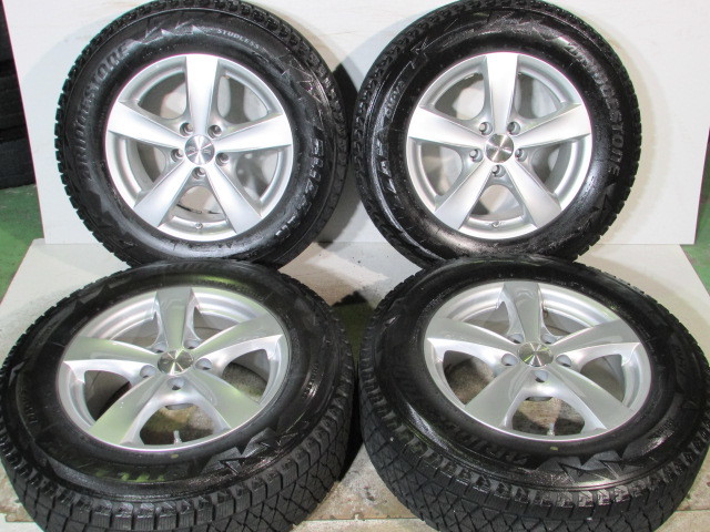 ☆VWフォルクスワーゲンティグアン■AUDIアウディQ3■215/70R16■112-5H/16-7J/+40■ブリヂストン■ブリザック■DM-V2■空気圧センサー付