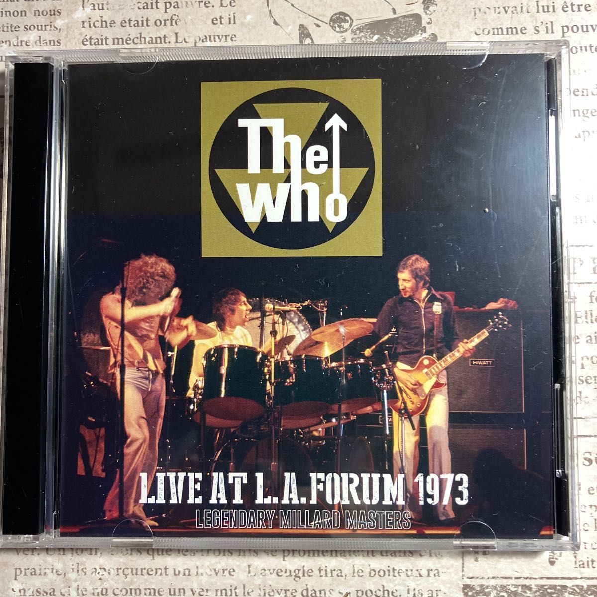 THE  WHO LIVE AT L.A.FORUM 1973 CD