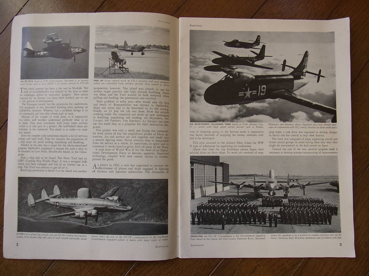 朝鮮戦争時代の米海軍航空隊の機関誌Naval Aviation News 1949年2月号_画像3