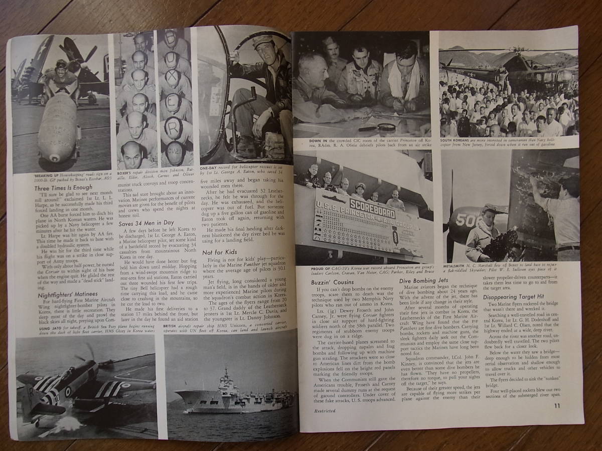 朝鮮戦争時代の米海軍航空隊の機関誌Naval Aviation News 1949年2月号_画像5