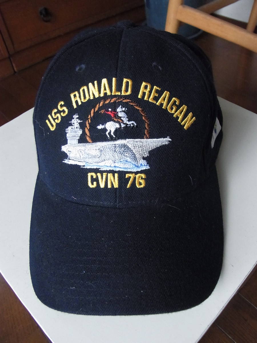 ＣVN-76空母ロナルド・レーガンの水兵のボールキャップ_画像1