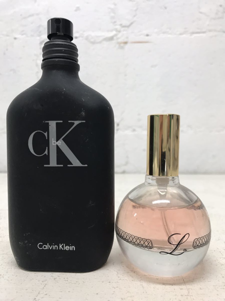 t1222-09☆ ブランド香水 Calvin Klein CK be オードトワレ /Laguna Moon Concombre et Vigne フレグランス まとめて 2点_画像1