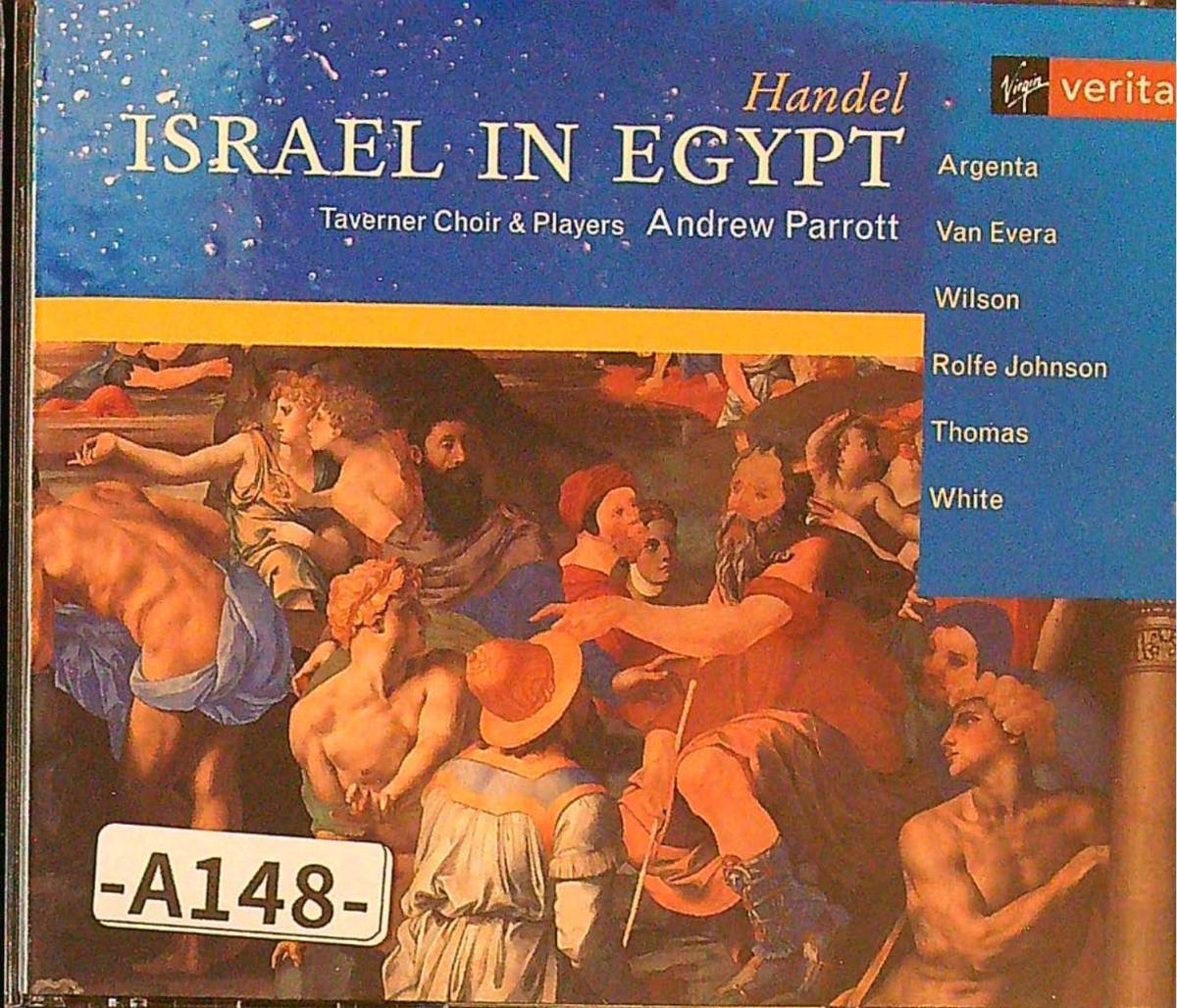 【Virgin】ヘンデル:エジプトのイスラエル人　タヴァナー・クワイア＆プレイヤーズ　アンドリュー・パロット　２枚組　-A148-　CD_画像1