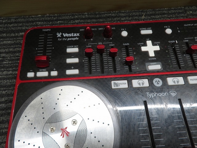 G☆Vestax　DJコントローラー　Typhoon　タイフーン　現状品_画像3