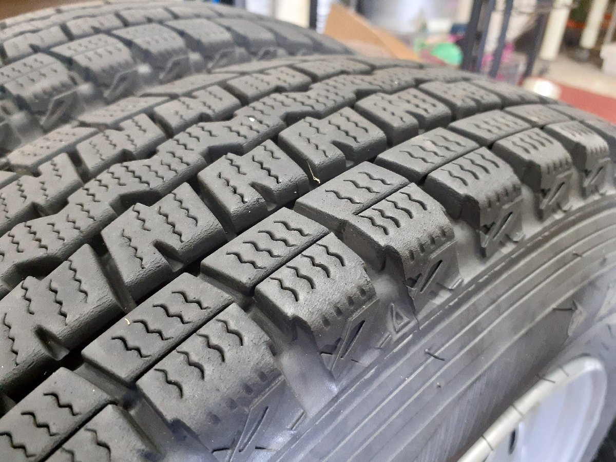 パF2646■155/80R14 88/86N LT　4本価格　DUNLOP WINTER MAXX SV01 TOPY ニッサン　送料無料 冬 2018年 14×5J +43 4穴 PCD100 ハブ径60㎜_画像9