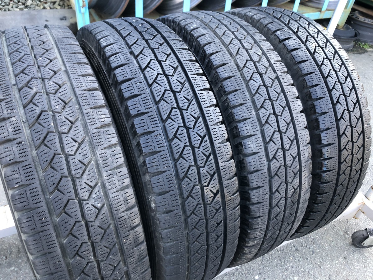 パF1308■165R13 LT 6PR　4本価格　BRIDGESTONE BLIZZAK VL1　2送料無料 激安 即納 冬 タイヤ プロボックス サクシード ADバン パートナ 等_画像7