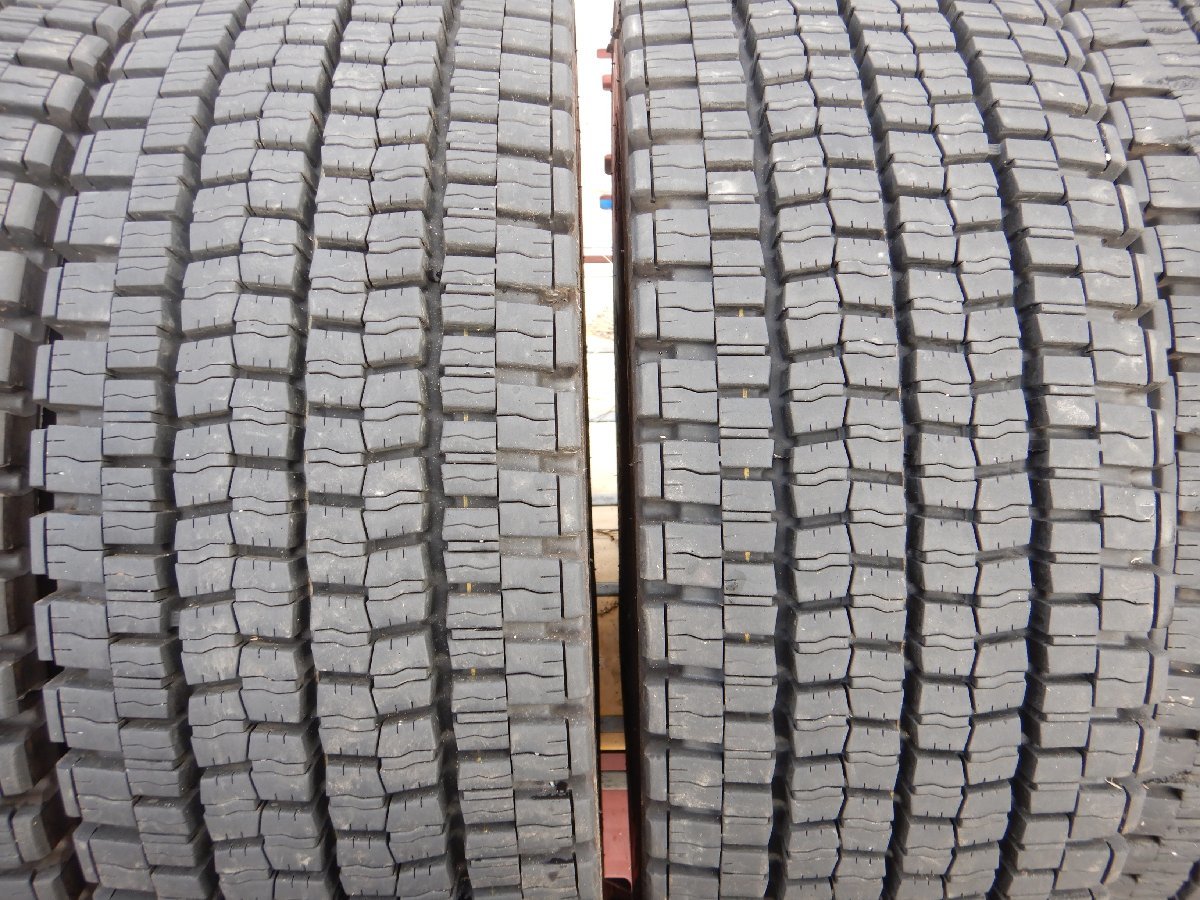 6本価格★パT8417■245/70R19.5 136/134J DUNLOP DECTES SP001 19年 バリ山 スタッドレス★条件付送料無料★地山 TB 低床 大型 トラック_画像6