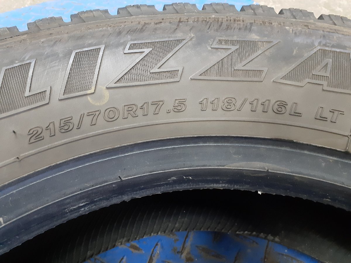 パF2886■215/70R17.5 118/116L LT　6本価格　BRIDGESTONE BLIZZAK W979　送料無料 冬 ’18年 地山 キャンター エルフ デュトロ 積載車_画像10