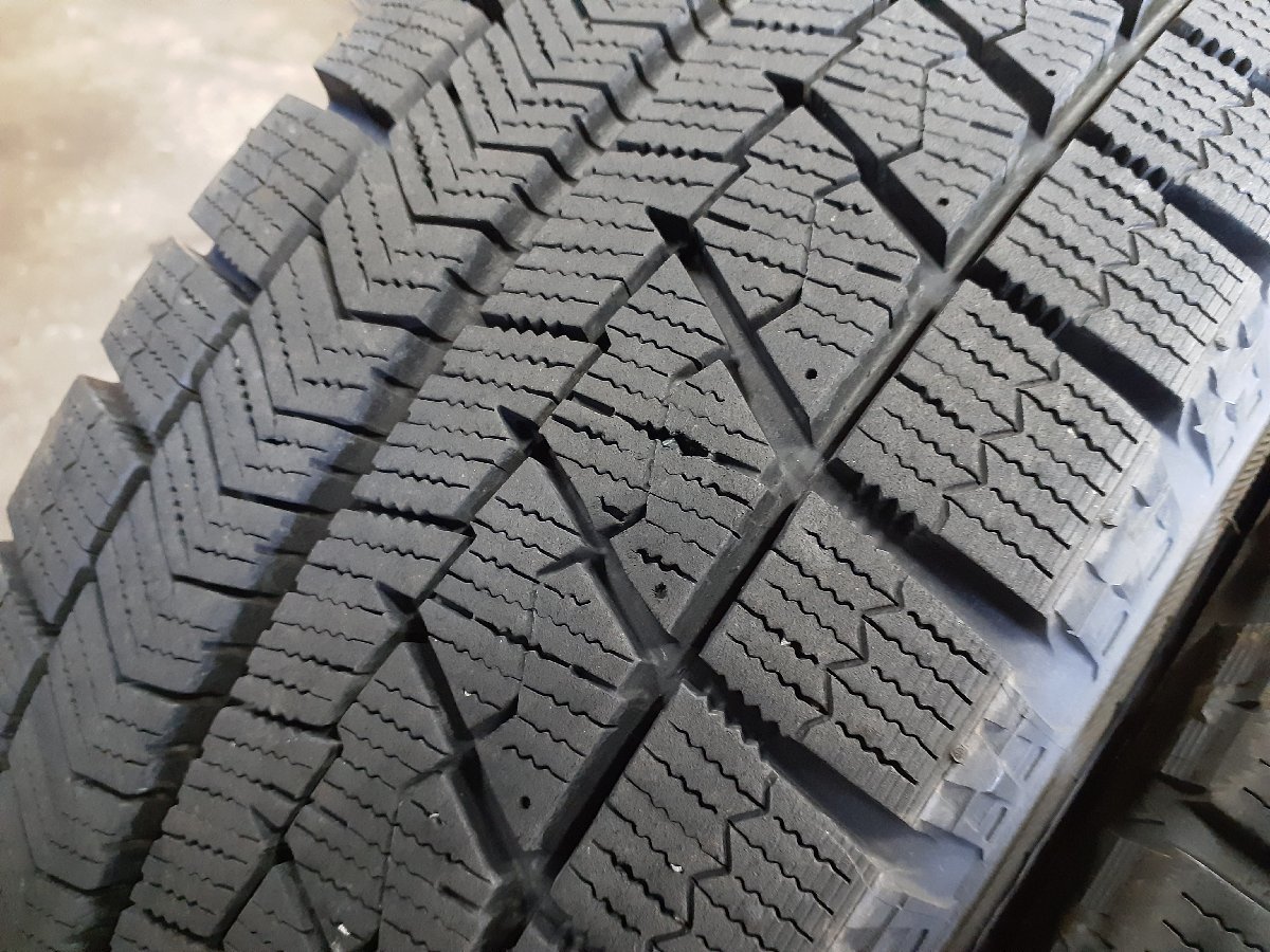 パF4542■165/55R15 75Q　4本価格　BRIDGESTONE BLIZZAK VRX　送料無料 冬 ’17年 ワゴンR ムーヴ N-BOX デイズ ウェイク スペーシア_画像4