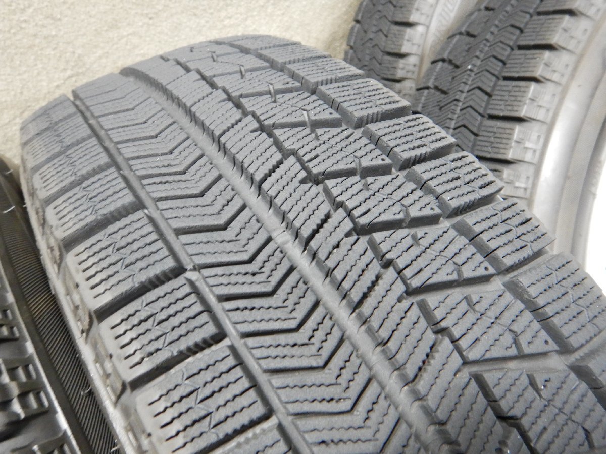 パT8474■175/65R15 BRIDGESTONE BLIZZAK VRX 社外 5.5J 4H PCD100★条件付送料無料★スタッドレス 超バリ溝 2020年 アクア フィット_画像6