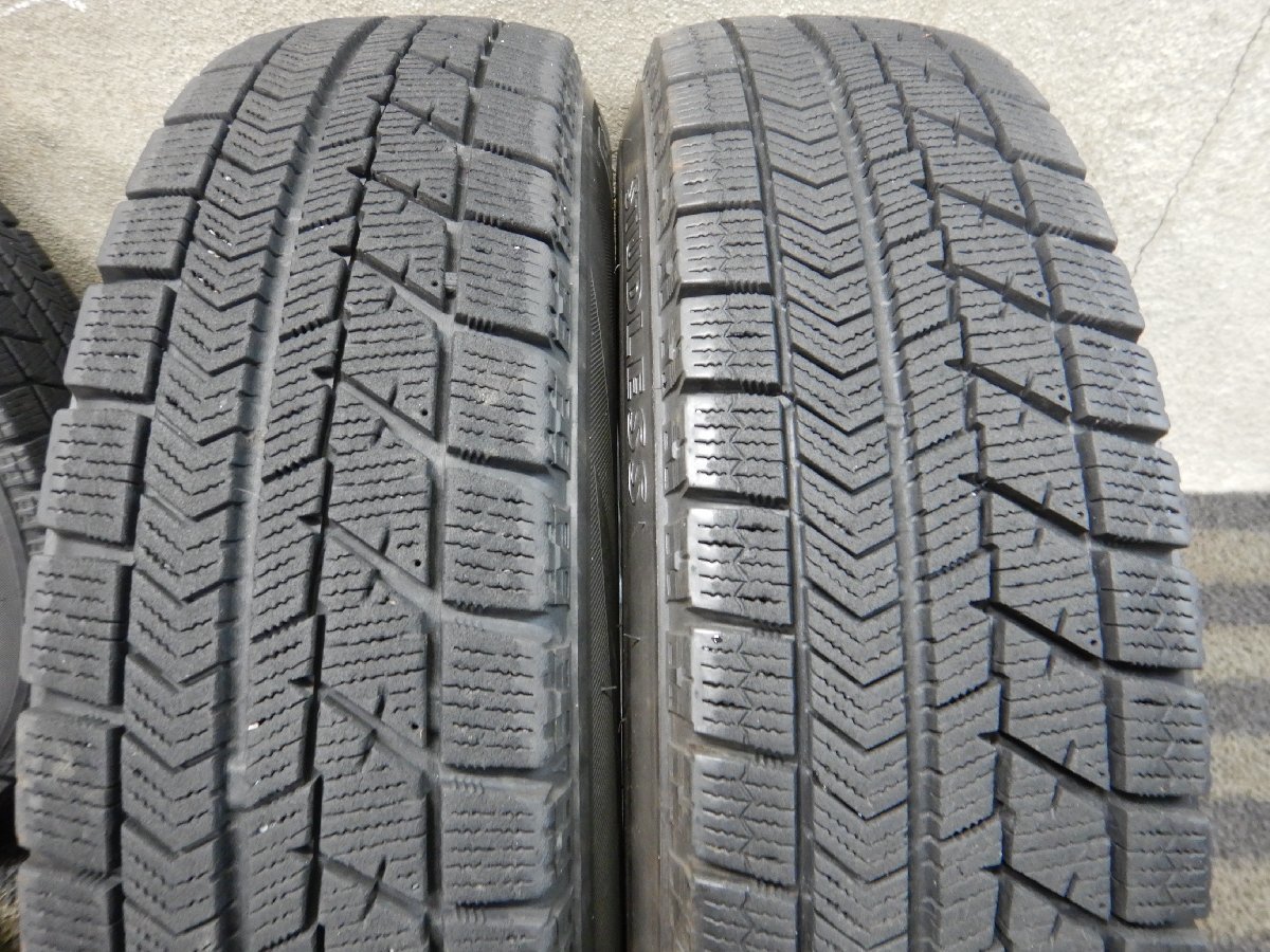 パT8477■145/80R13 BRIDGESTONE BLIZZAK VRX 社外 4J 4H PCD100 スタッドレス★条件付送料無料★タント ワゴンR アルト ムーヴ N-BOX_画像6