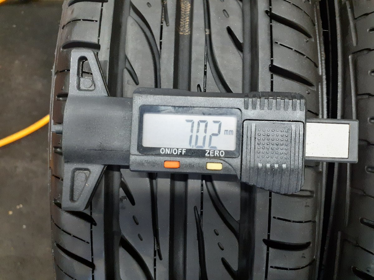 DF3869②■145/80R13 75S　2本のみ　DUNLOP DIGI-TYRE EC202　送料無料 夏 ’22年 9分山 ムーヴ タント N-BOX モコ MRワゴン ルークス_画像8