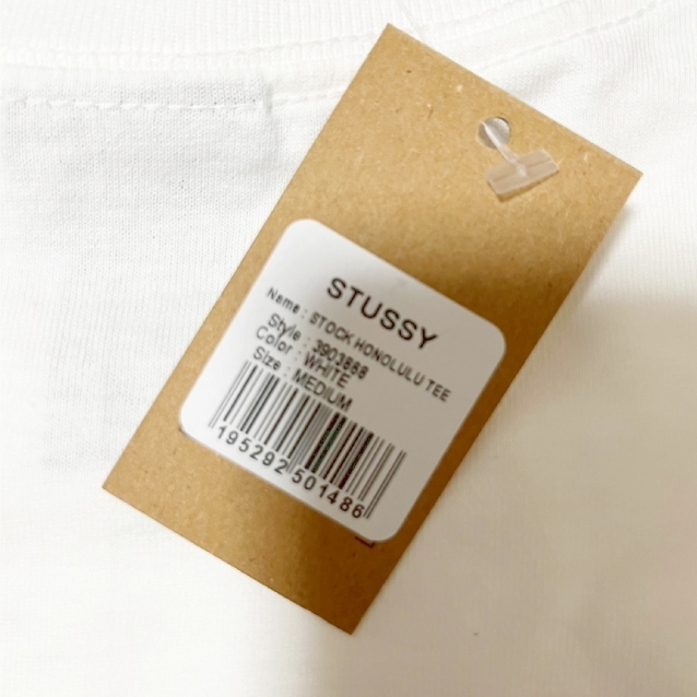Stussy ステューシー ハワイ限定ホノルルロゴ Tシャツ 新品 M 白 Stussy ステューシー ハワイ限定ホノルルロゴ Tシャツ 新品 M 白