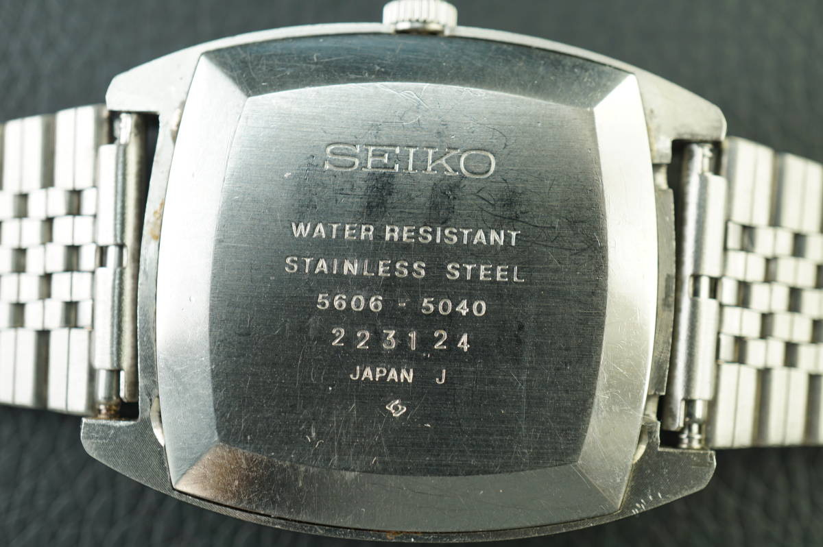 【B11/20-Y MF71】★SEIKO/セイコー LM/ロードマチック 5606-5040 自動巻 メンズ 稼働品★難あり_画像10