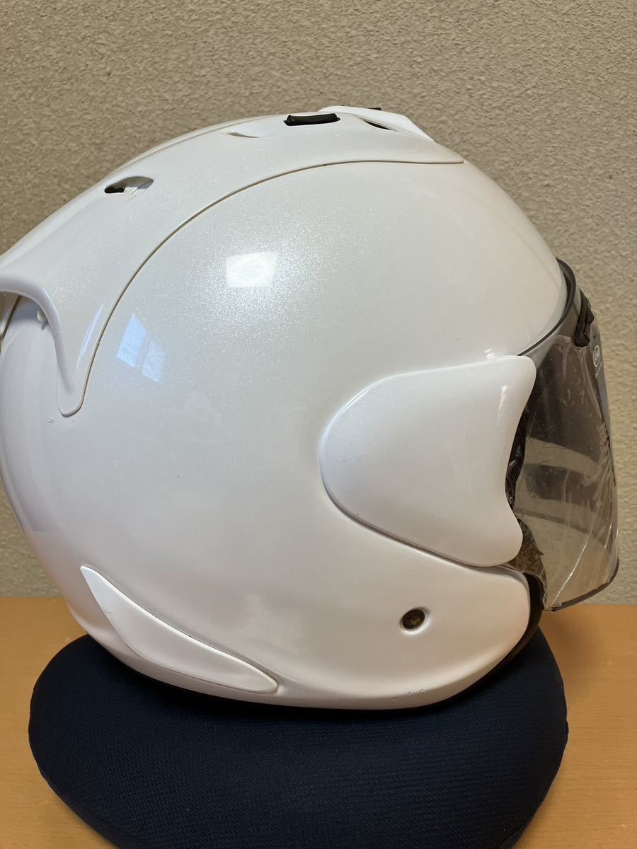 Arai アライ SZ-Ram4 WHITE ホワイト Lサイズ ジェットヘルメットの画像6