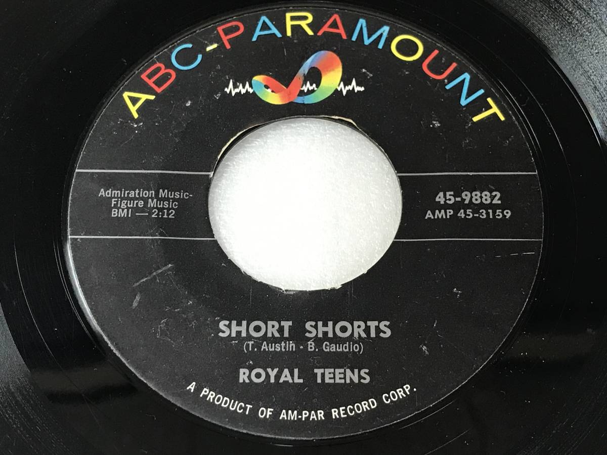 Royal Teens/ABC-Paramount 45-9882/Short Shorts/Planet Rock/1957_画像2