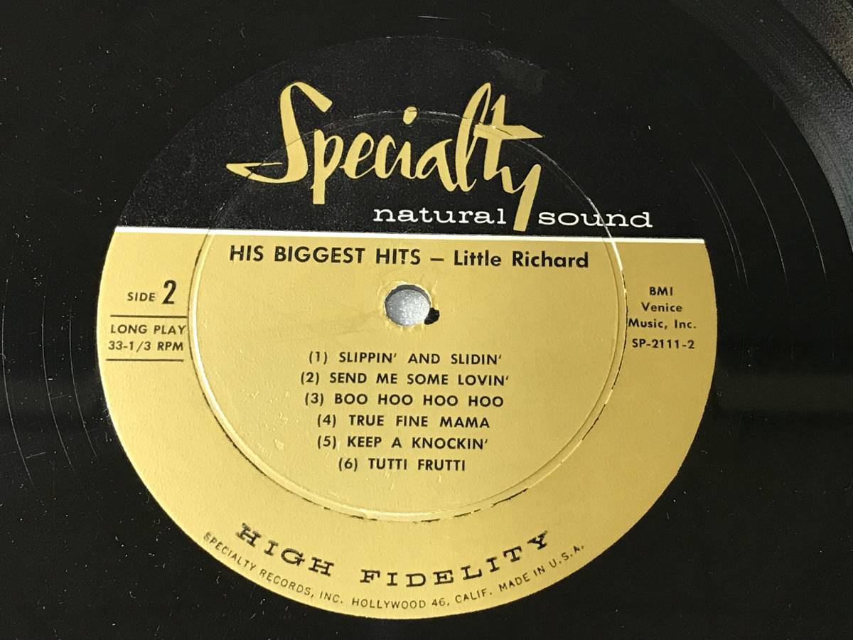 Little Richard/Specialty SP 2111/His Biggest Hits/'63 リトル リチャード_画像7