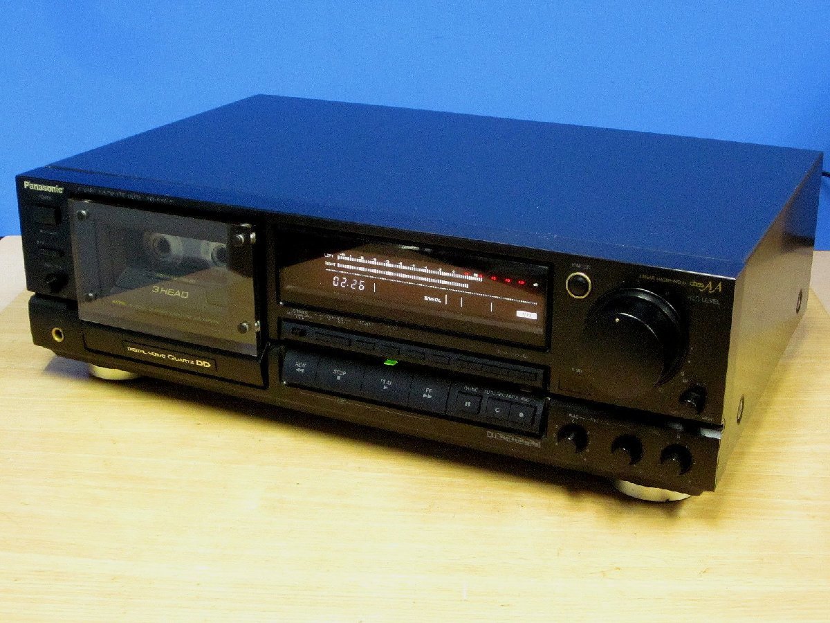 Panasonic☆良品 メンテ済 動作良好☆高音質 3ヘッドカセット Panasonic☆良品 メンテ済 動作良好☆高音質 3ヘッドカセット