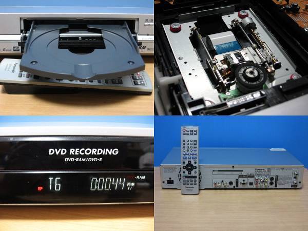 Panasonic★良品 メンテ済 動作良好★簡単 DVDレコーダー★リモコン&CD取説付★DMR-E55の画像2