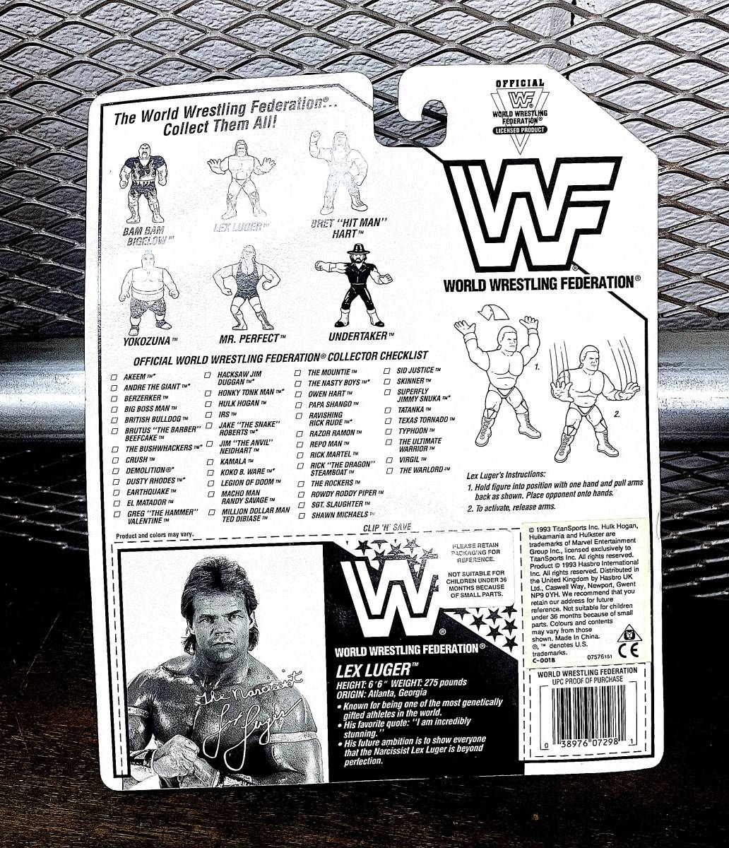 即決 レア ハズブロ HASBRO WWF フィギュア レックスルガー 1993 レッドカード GALOOB WCW WWE ホーガンアルティメットウォリアー サベージ