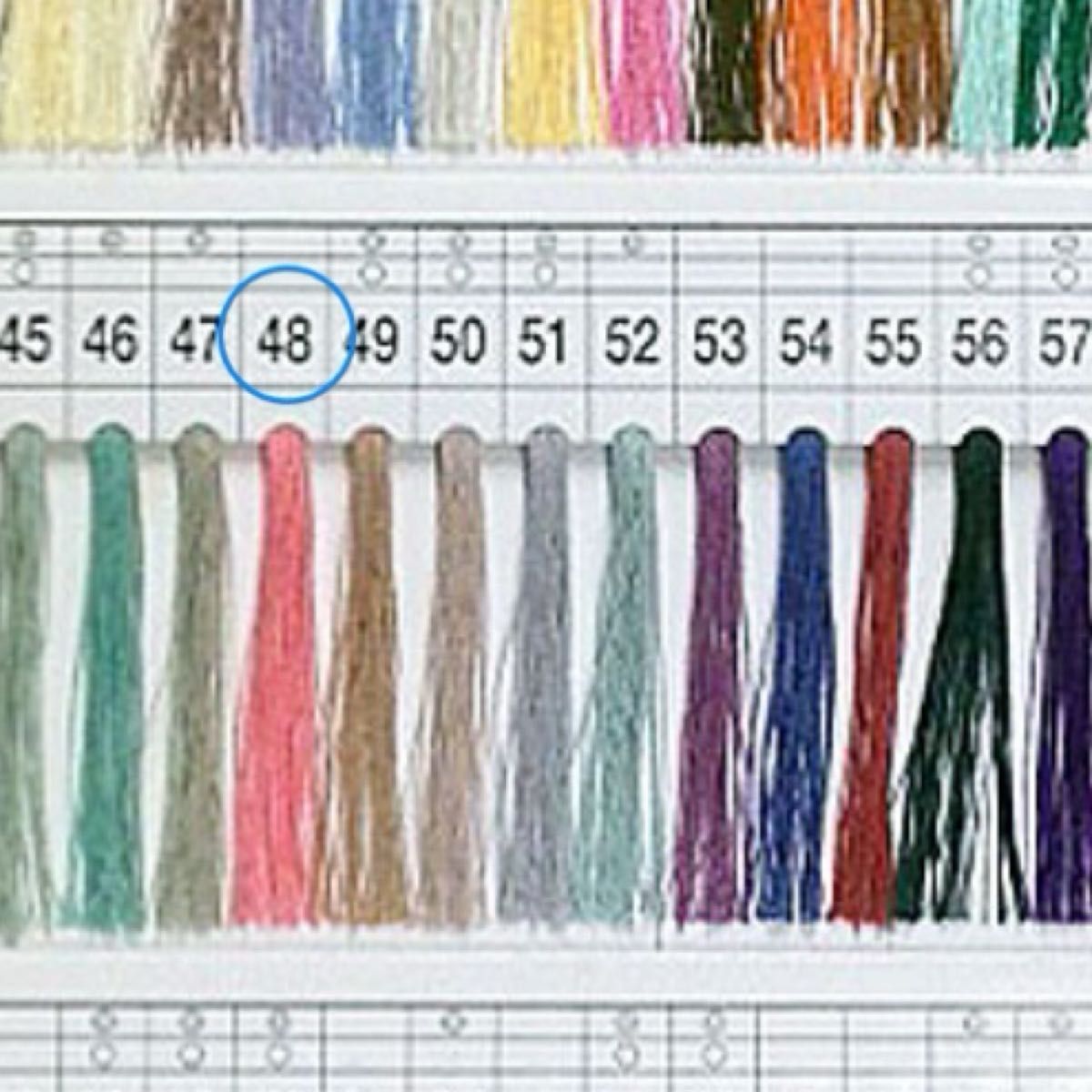 新品未使用フジックス タイヤー48 絹手縫い糸 カード巻 9号 40m カラー 48（薄紅色）5巻セット　ラスト1点