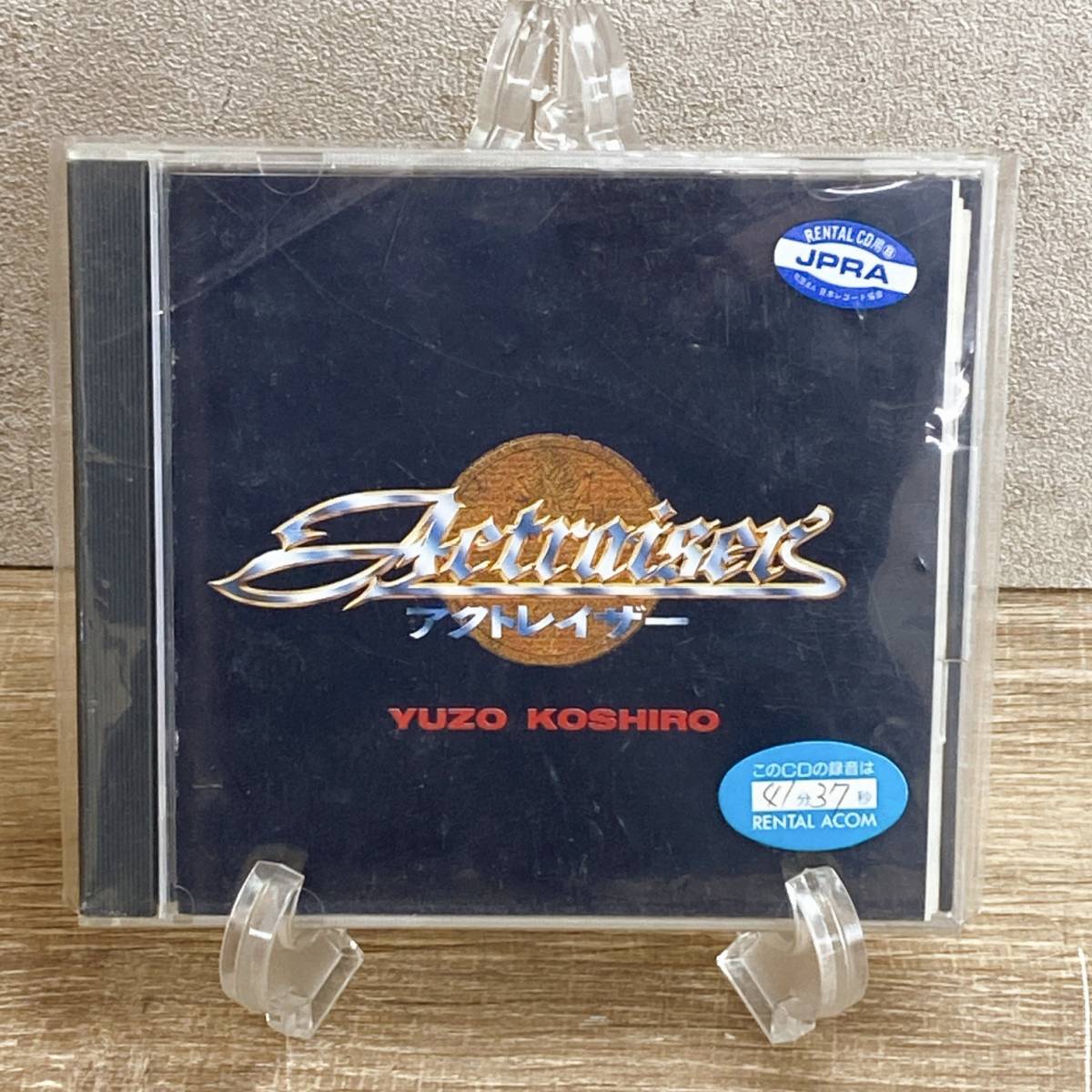 アクトレイザー/ACTRAISER CD 古代祐三 アルファレコード ゲームサウンドトラック レンタル落ち 現状品 菊HG_画像1