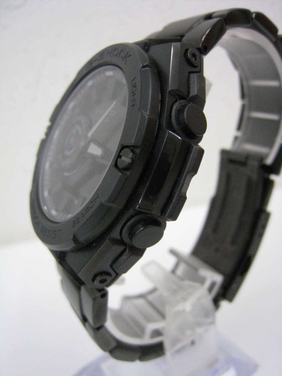 ◆CASIO◆ カシオ G-SHOCK G-STEEL GST-B500 2388B-S11W 美品 電波ソーラー 腕時計 箱・取説・替えコマ付き_画像3