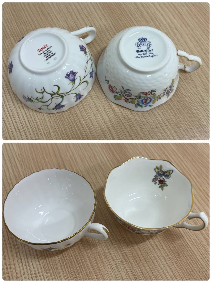 長「14177」WEDGWOOD ウエッジウッド×2・リチャードジノリ・AYNSLEY　エインズレイ・Spode　スポード カップ＆ソーサー5客セット_画像8