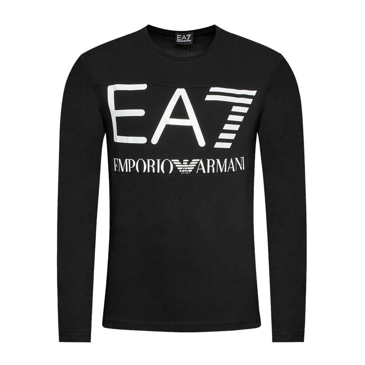 送料無料 44 EMPORIO ARMANI EA7 エンポリオアルマーニイーエーセブン 6LPT25 PJ7CZ 1200 ブラック 長袖 クールネック Tシャツ size M_画像4