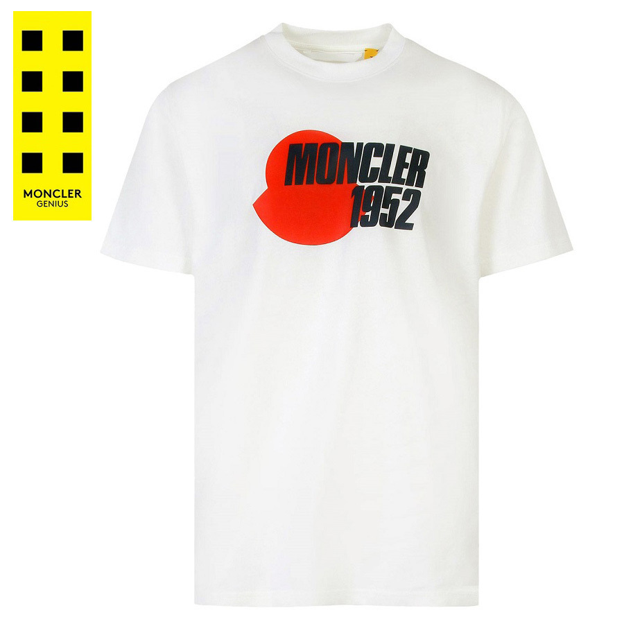 送料無料 137 MONCLER GENIUS モンクレール ジーニアス ホワイト 8C00002 8390T 半袖 Tシャツ size L