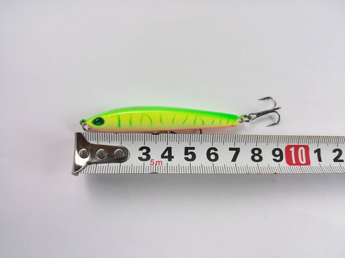 シンキングペンシル 細身 9g 7cm 5色 セット シンペン ペンシル ベイト シーバス 青物 根魚 フラットフィッシュ ミノー TypeBの画像4