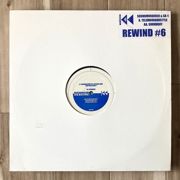 【US盤/12EP】Soundmurderer & SK-1 / Telembodanustyle / Soundboy ■ Rewind Records / REWIND #6 / ジャングル / ドラムンベース_画像1