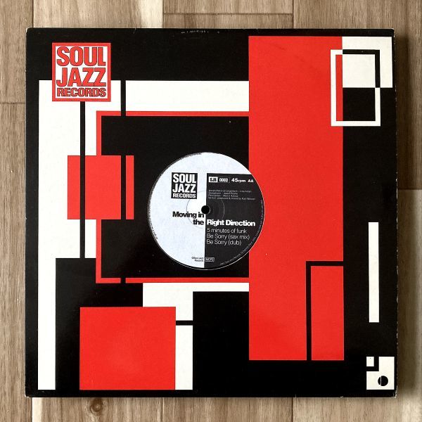 【UK盤/12EP】Moving In The Right Direction / Be Sorry ■ Soul Jazz Records / SJR 0003 / アシッドジャズ_画像1