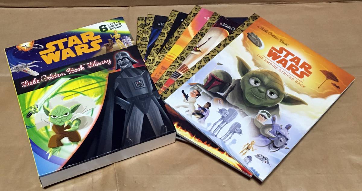 [ foreign book / picture book ]STAR WARS -6 LITTLE GOLDEN BOOKS!!(. entering 6 pcs. collection )* Star Wars * Disney /2015 year 