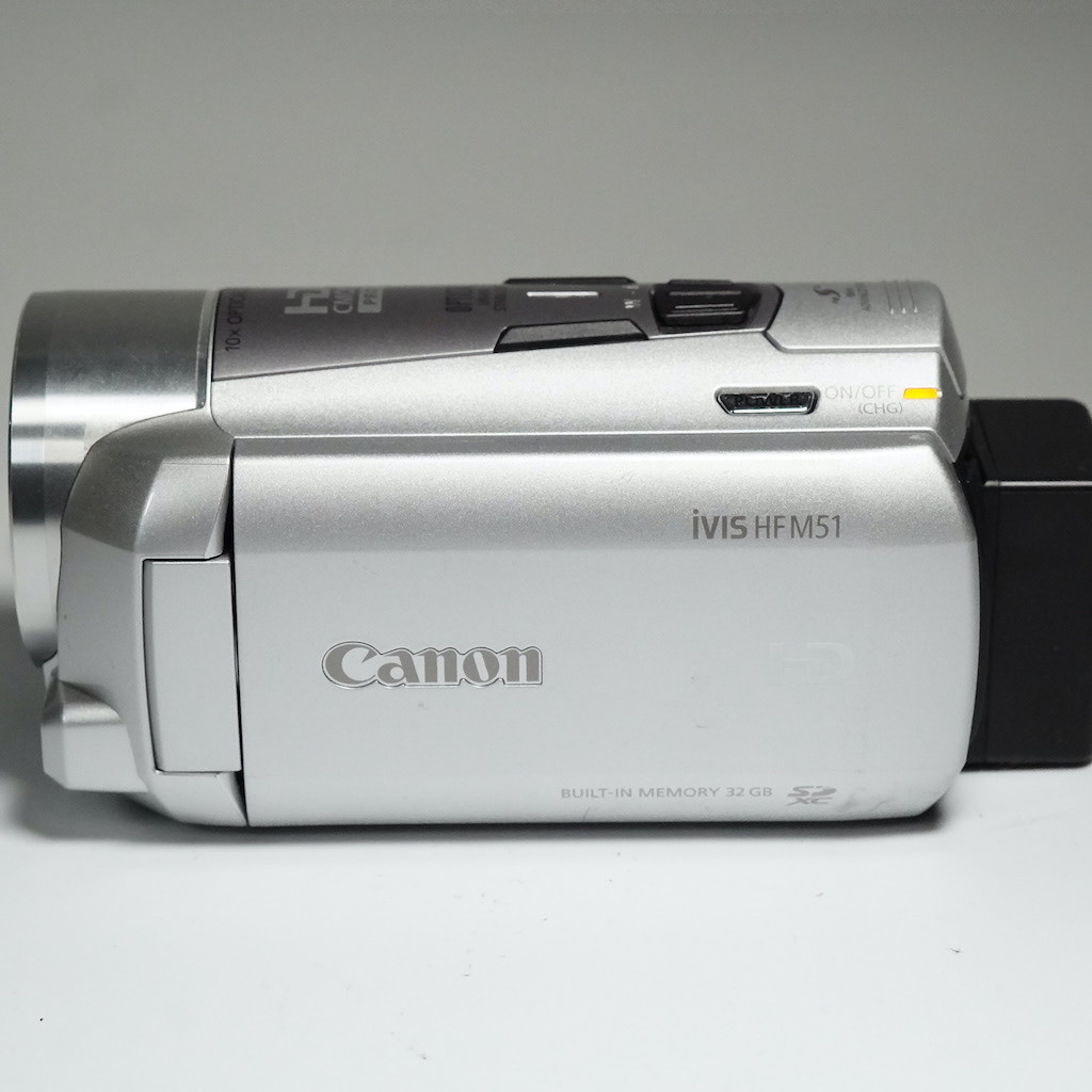 Canon キャノン iVIS HF M51 シルバー 動作OK 1週間保証 /9746_画像6