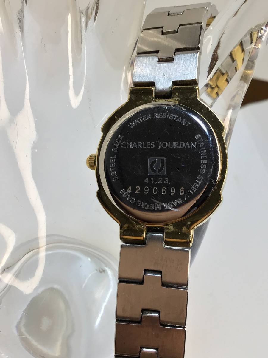【CHARLES JOURDAN】レディース腕時計　中古品　稼働品　電池交換済　4-69 sh_画像2