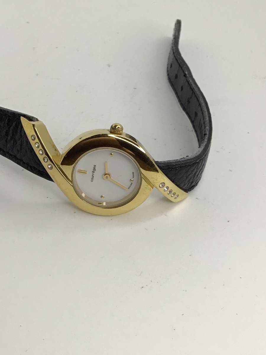 【courreges】レディース腕時計　中古品　稼働品　電池交換済　4-82 sh_画像5