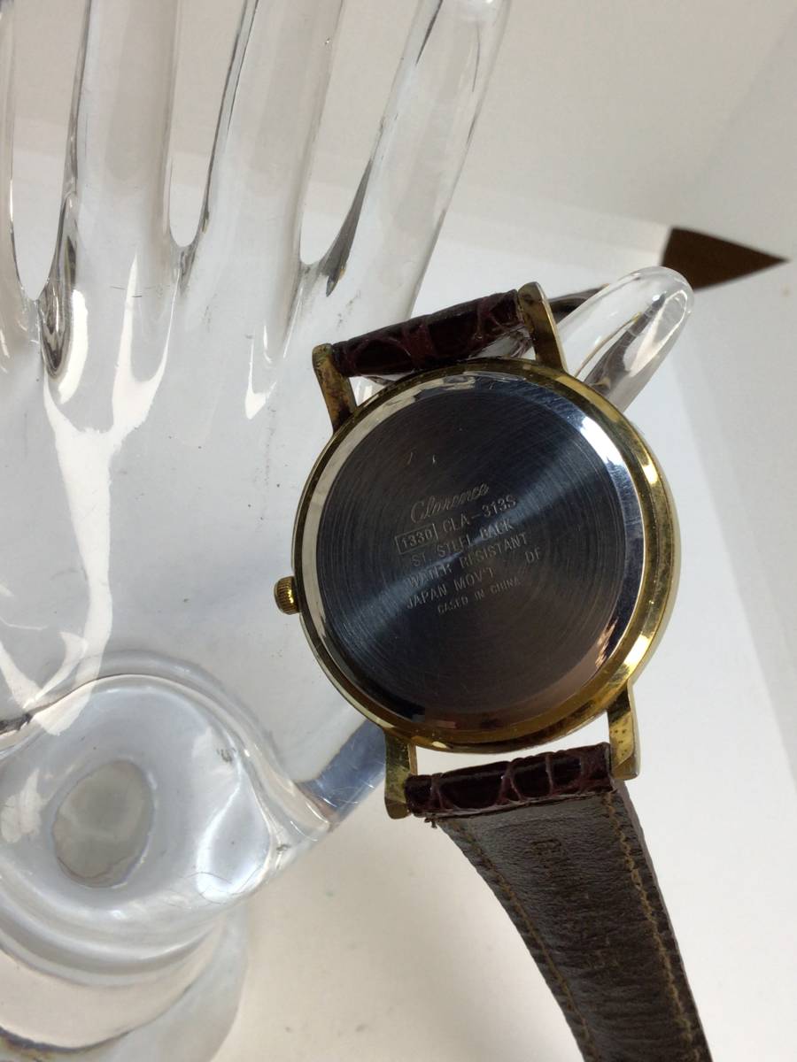 【Clarence】クラレンス　クォーツ腕時計　中古品　稼働品　電池交換済　5-6 sh_画像2