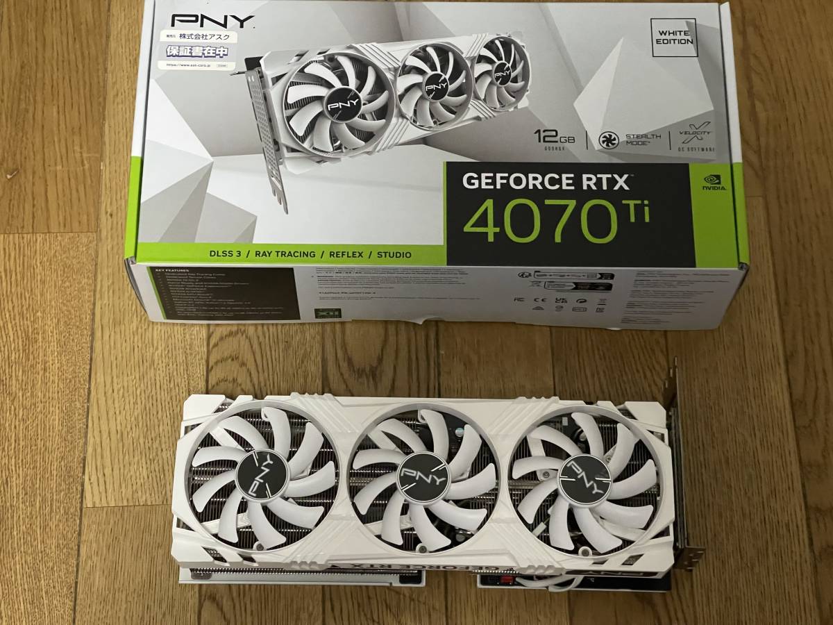 PNY GeForce RTX 4070Ti 12GB (White edition)